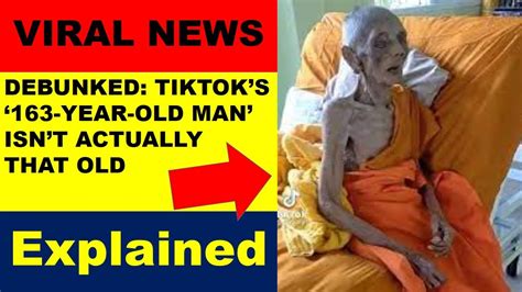 163 Years Old Man Tiktoks ‘163 Year Old Man Isnt Actually That Old Real Or Fakedead Or