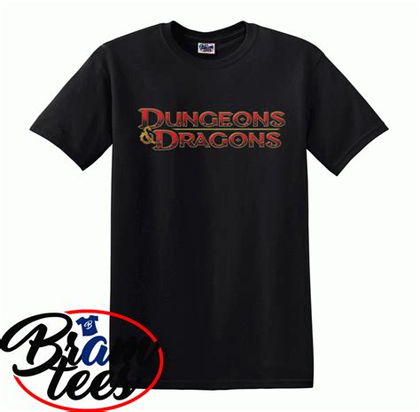 Tshirt Game Rpg Tees Dungeon Dragon Vintage Rare Shirt Bramtees T