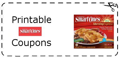 Click on the get code or get deal button to get amazing bargains. Smart Ones Coupons | Printable Grocery Coupons
