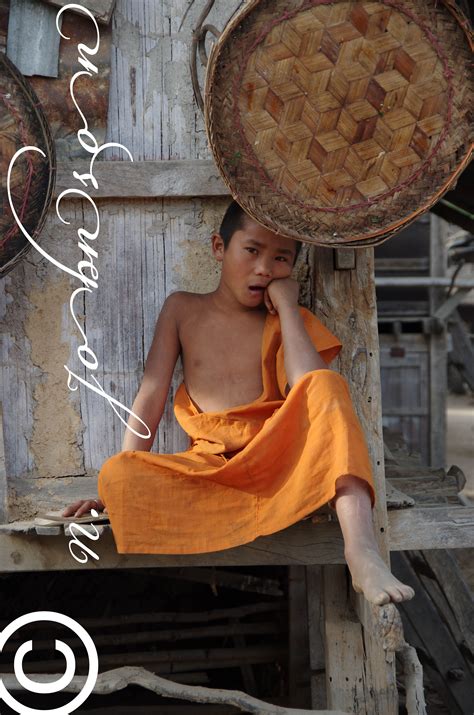 Burma Monk In Silver Palaung Village Travel Photography People Monk Buddhist