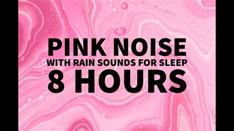 Pink Noise For Sleep With Rain Sounds Black Screen Promotes Sleep 8