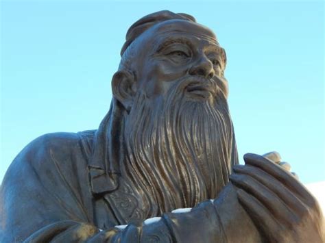 Confuciusstatuechinasculpturestone Figure Free Image From