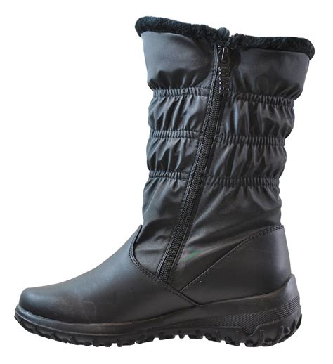 Totes Women S Snow Boots With Zipper Madina Winter Built For Comfort