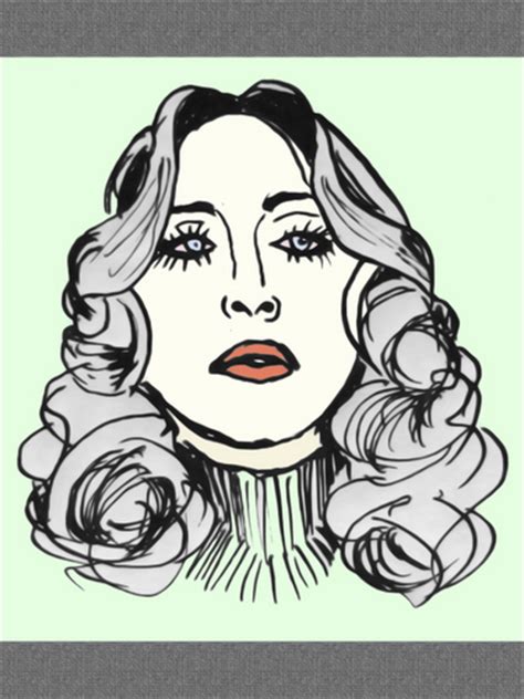 Madonna By Vidal Famous People Cartoon Toonpool