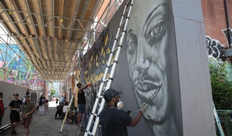 Artists Transform Graffiti Alley With New Murals In Show Of Solidarity With Anti Racism