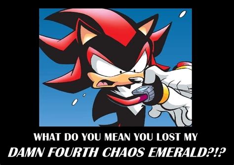 Shadows Damn Fourth Chaos Emerald Sonic The Hedgehog Fan Art