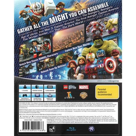 Lego Marvel Avengers Playstation 4 Big W