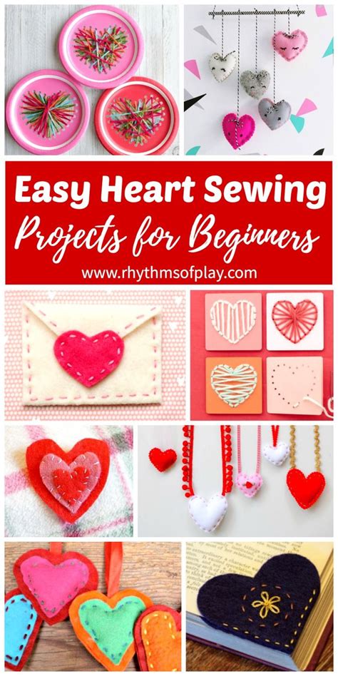 Easy Heart Sewing Projects For Beginners Sewing Projects For