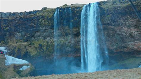 Seljalandsfoss Waterfall In Reykjavik March 2023 Editorial Photo