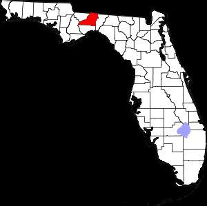 Leon County On The Satellite Map Of Florida Actual Satellite