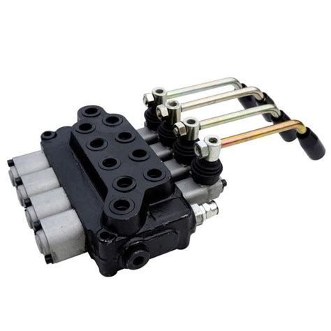4 Spool Hydraulic Directional Control Valve 11gpm Double Acting