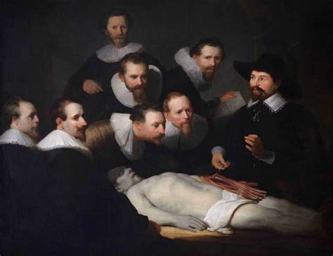 Arte E Artistas A Lição De Anatomia Do Dr Tulp De Rembrandt