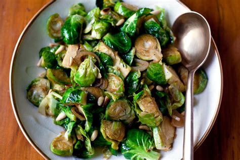 Stir Fried Brussels Sprouts With Shallots And Sherry