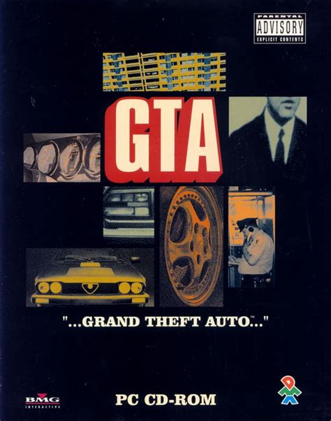 Grand Theft Auto 1997 Dos Box Cover Art Mobygames