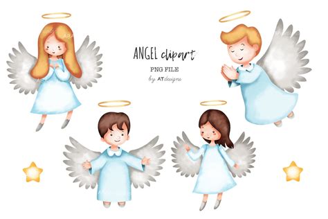 Angels Collection Graphic By Atdesigns · Creative Fabrica