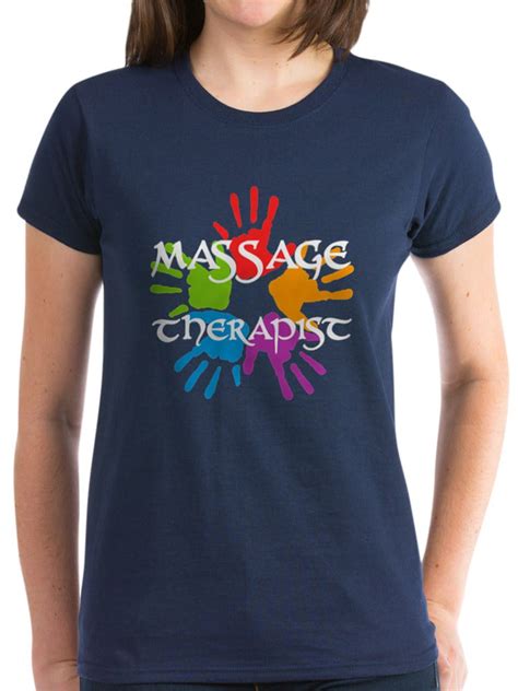 Cafepress Cafepress Massage Therapist T Shirt Womens Dark T Shirt
