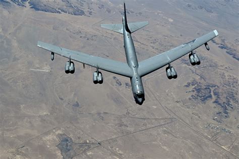 Hype Aviation B 52s Fly Bomber Task Force Mission Over Centcom With