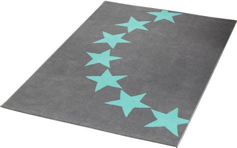Entdecken sie teppiche in grau und anthrazit online bei benuta: Teppich »Sterne 2«, HANSE Home, rechteckig, Höhe 9 mm ...