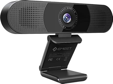 Webcam Emeet C980 Pro Full Hd Fijo 2x Altavoces 4x Micrófonos Plug And Play Negro