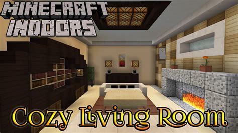 This is a modern bedroom design which will suit almost any a lavish living room adorned with low slung furniture and a checkered roof. Minecraft Indoors Interior Design - Cozy Living Room - YouTube
