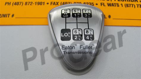 Eaton Fuller 18 Speed Transmission Shift Knob Medallion Pattern 5586114