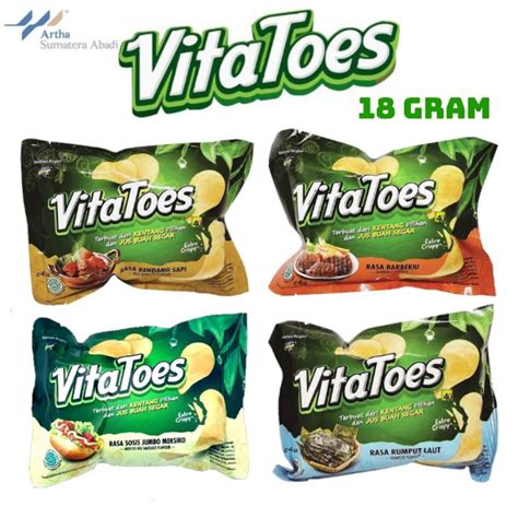 Jual Vitatoes Snack Kentang 18g X 10 1 Pack Indonesia Shopee Indonesia