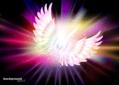 Free download no attribution required high quality images. Angel wing abstract background Free vector in Adobe ...