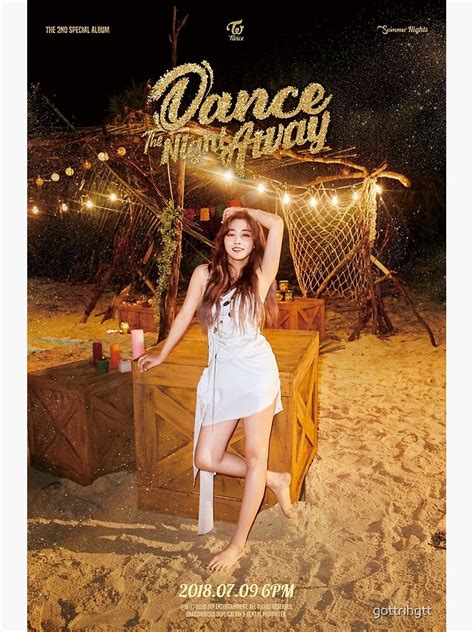 Twice 트와이스 Dance The Night Away Jihyo Canvas Print By Gottrihgtt