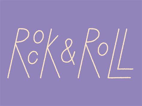 Rock And Roll By Chelsea Bretal On Dribbble