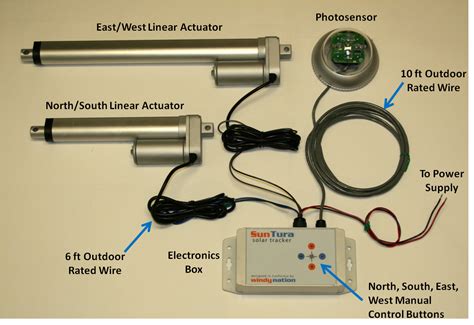 Solar Tracker Tracking Dual Axis Complete Kit Ebay