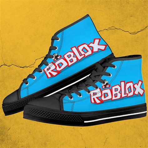 Roblox Shoes Roblox High Tops Sneakers Mens Etsy