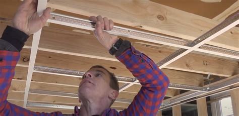 How To Install A New Ceiling In Your Garage Or Basement Myfixituplife