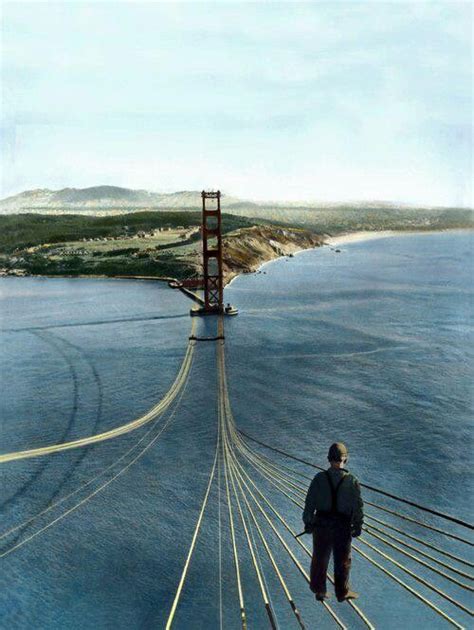 Building Golden Great Bridge Golden Gate Bridge Foto Storiche Idee
