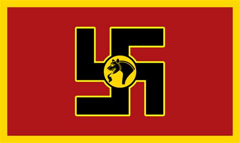 Flag Of The Sassanid Empire If It Would Have Survived Till Ww2 And