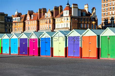 Colorful Brighton Beach Huts Stock Photo 2329660 Crushpixel