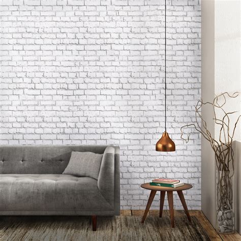 Brick Peel And Stick Wallpaper Self Adhesive Removable Contact Paper Textured Br Wallpaper Rolls ...