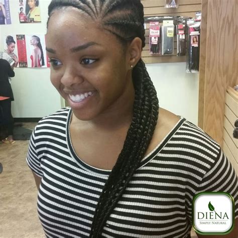 Originally meant to honor women's social status here is another way to rock classic ghana braids. Ghana braids with expression hair | Romantic braid, Braid ...