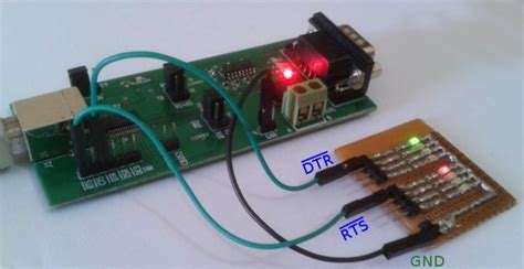 Controlling The Dtr And Rts Pins Of Ft232 Using D2xx Library From Ftdi