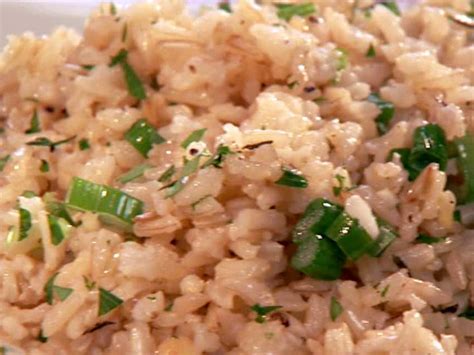 Herbed Brown Rice Pilaf Recipe The Neelys Food Network