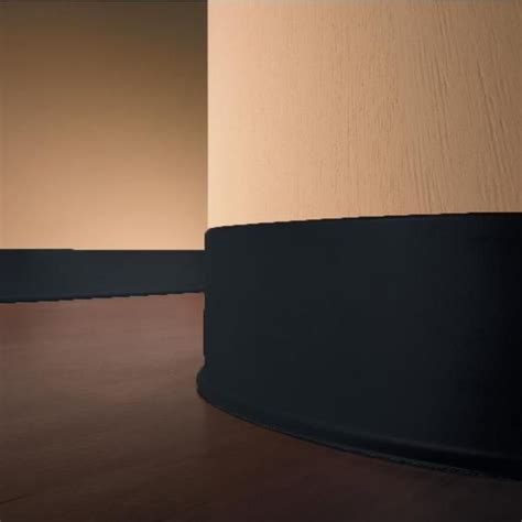They resist scuffs, look great, and are very easy to clean. Vinyl Baseboard Black 4" inch Cove Base Wall Molding Trim ...