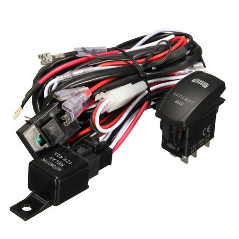 Does anyone know how to make that work? 12V Wiring Harness Green LED Light Bar Laser Rocker Switch On-Off Relay Fuse ATV | eBay