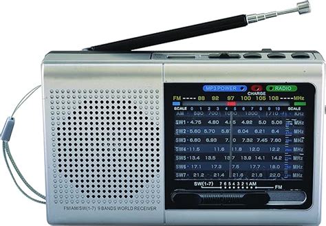 Supersonic 9 Band Bluetooth Radio With Amfm And Sw1 7