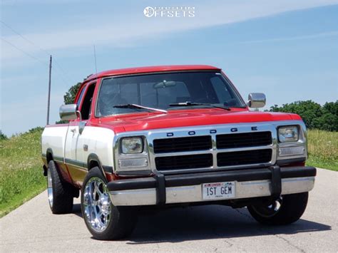 1992 Dodge D250 Fuel Maverick Kelderman Level 2in Drop Rear Custom