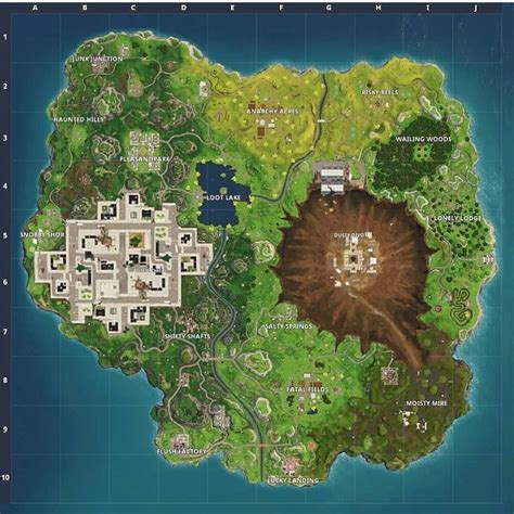 Online 2022 Fortnite Season 4 Chapter 2 Map With Names Gratuit