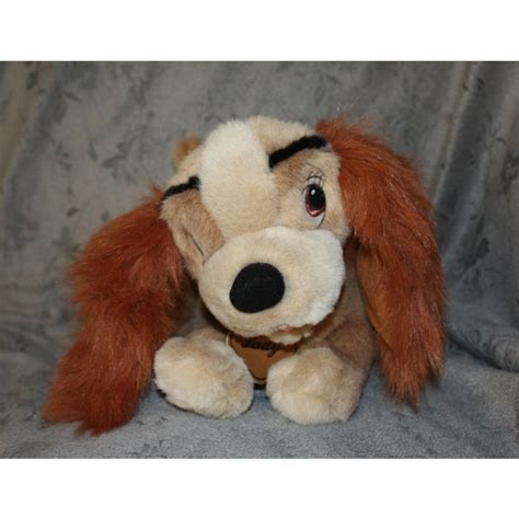 The Disney Store Lady And The Tramp Lady Large Bean Bag Plush