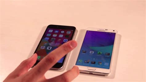 Iphone 6 Plus Vs Samsung Galaxy Note 4 Ridble Youtube