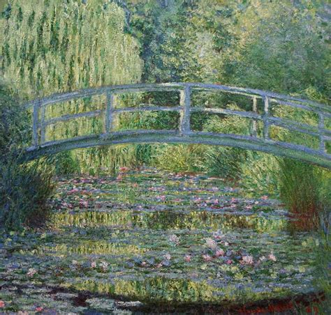 Claude Monet Water Lilies And Japanese Bridge Philadelphia Museum