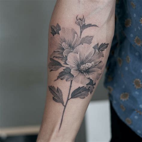 Korean National Flower Tattoo
