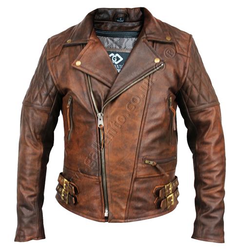 106 Classic Diamond Brown Motorcycle Leather Jacket Wholesaler Of Motorcycle And Leather Fashion