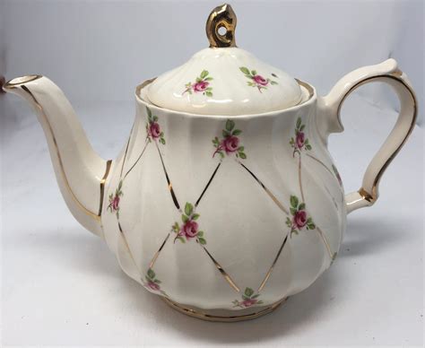 Gorgeous Teapot Vintage Sadler England Fine China Tea Pot Etsy Canada Tea Pots Vintage